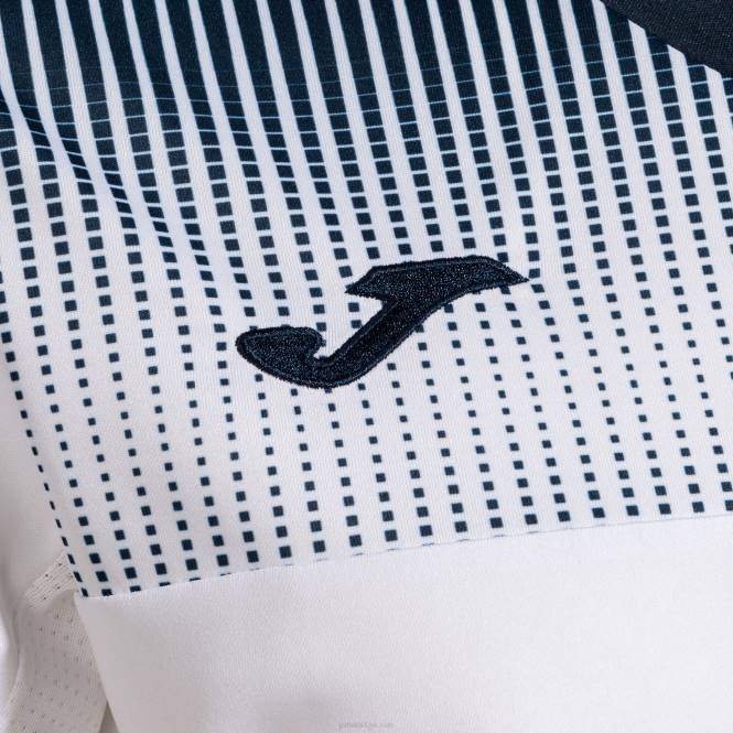 gömlek kısa kollu eko süpernova Joma beyaz lacivert kadınlar 0RJD1924