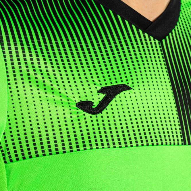 gömlek kısa kollu eko süpernova Joma floresan yeşil siyah erkekler 0RJD911