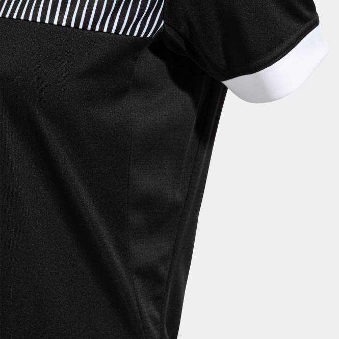 gömlek kısa kollu eko süpernova Joma siyah beyaz kadınlar 0RJD1746