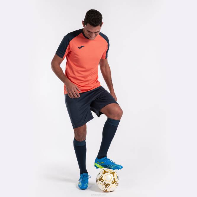 gömlek kısa kollu eko şampiyonası Joma floresan turuncu lacivert erkekler 0RJD3289