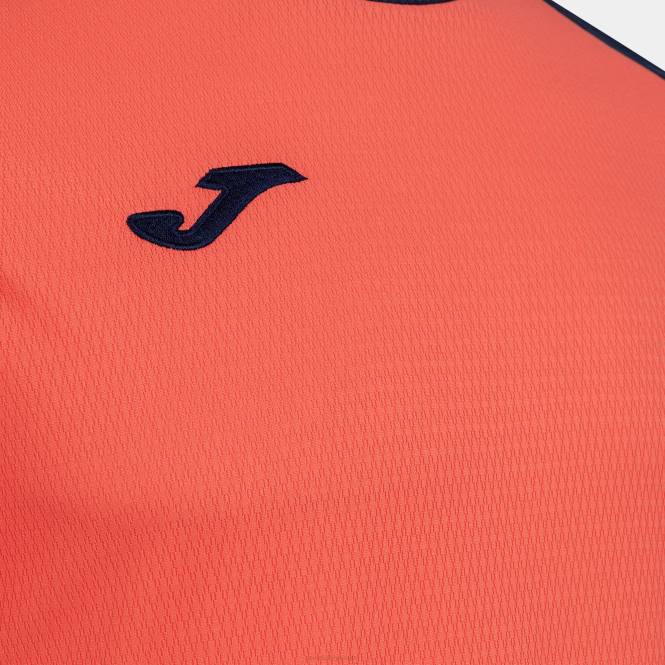 gömlek kısa kollu eko şampiyonası Joma floresan turuncu lacivert erkekler 0RJD3289