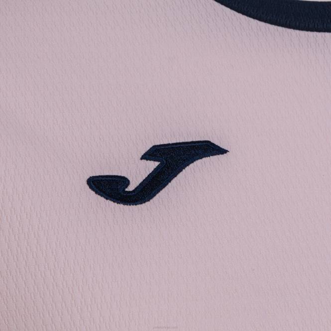 gömlek kısa kollu eko şampiyonası Joma pembe lacivert kadınlar 0RJD2374