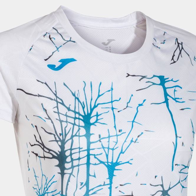 gömlek kısa kollu elit ix Joma beyaz kadınlar 0RJD3692