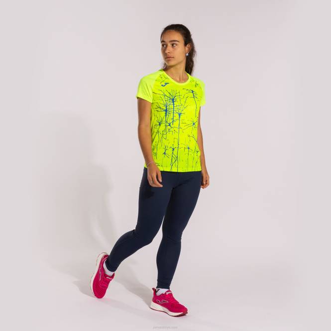 gömlek kısa kollu elit ix Joma floresan sarı kadınlar 0RJD3713