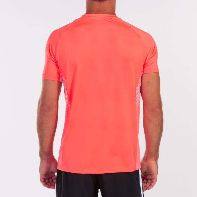 gömlek kısa kollu elit vii Joma floresan mercan beyazı erkekler 0RJD4355