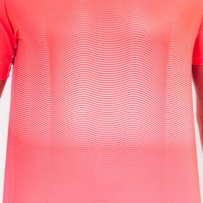 gömlek kısa kollu elit vii Joma floresan mercan beyazı erkekler 0RJD4355