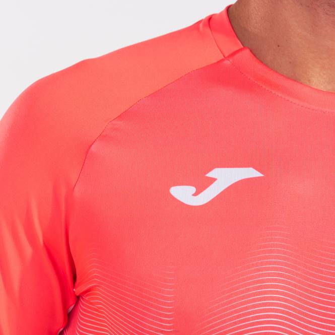 gömlek kısa kollu elit vii Joma floresan mercan beyazı erkekler 0RJD4355