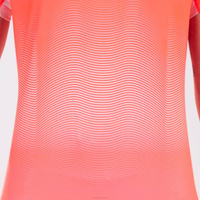 gömlek kısa kollu elit vii Joma floresan mercan beyazı kadınlar 0RJD3761