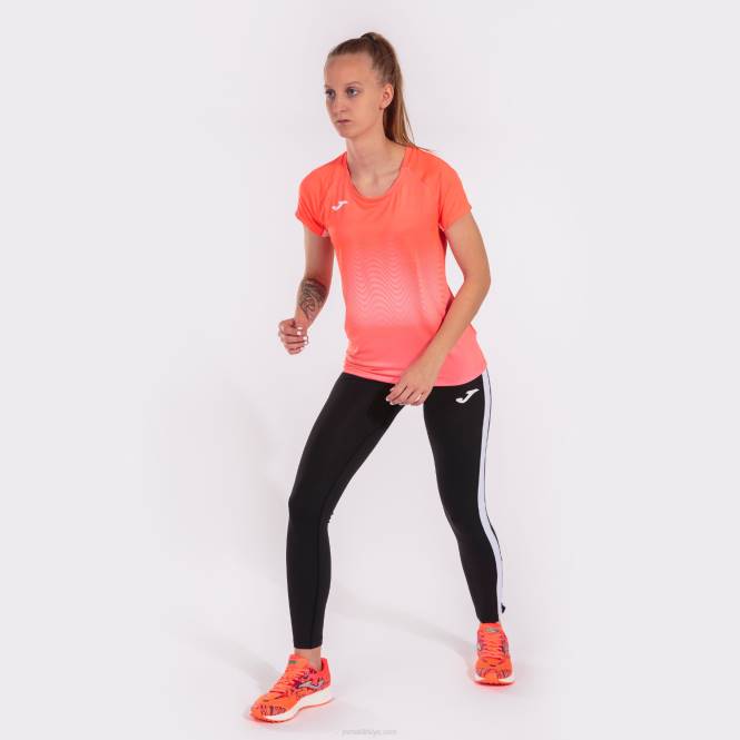 gömlek kısa kollu elit vii Joma floresan mercan beyazı kadınlar 0RJD3761