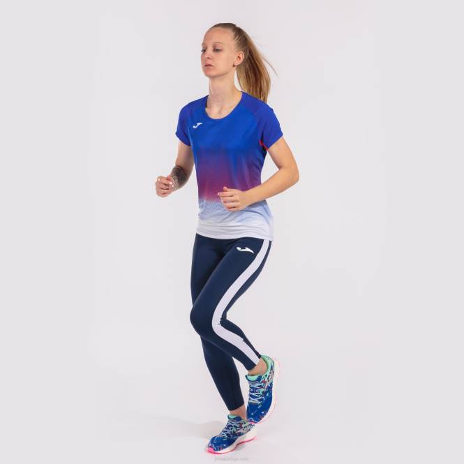 gömlek kısa kollu elit vii Joma kraliyet mavisi beyaz kırmızı kadınlar 0RJD2599