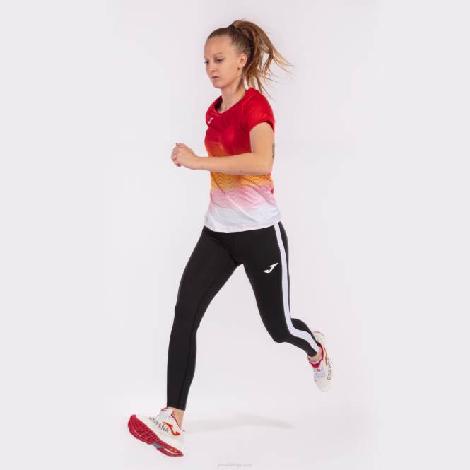 gömlek kısa kollu elit vii Joma kırmızı beyaz sarı kadınlar 0RJD2355