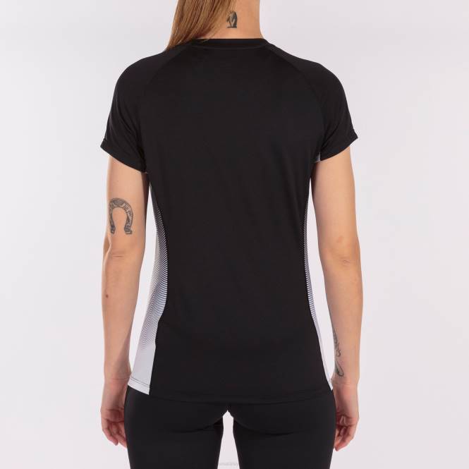 gömlek kısa kollu elit vii Joma siyah beyaz gri kadınlar 0RJD3789