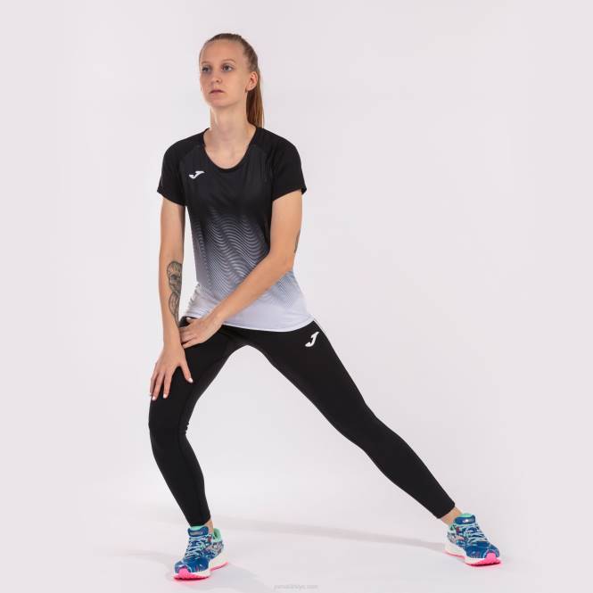 gömlek kısa kollu elit vii Joma siyah beyaz gri kadınlar 0RJD3789