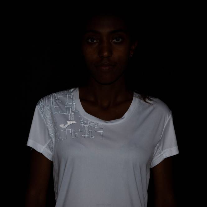 gömlek kısa kollu elit viii Joma beyaz kadınlar 0RJD3708