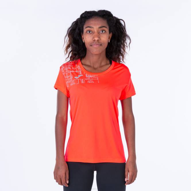 gömlek kısa kollu elit viii Joma floresan mercan kadınlar 0RJD1977