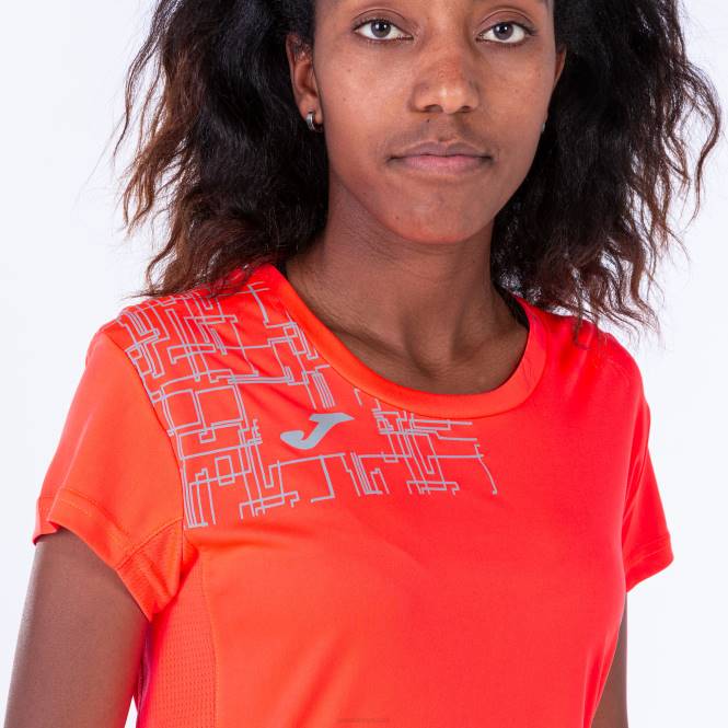 gömlek kısa kollu elit viii Joma floresan mercan kadınlar 0RJD1977