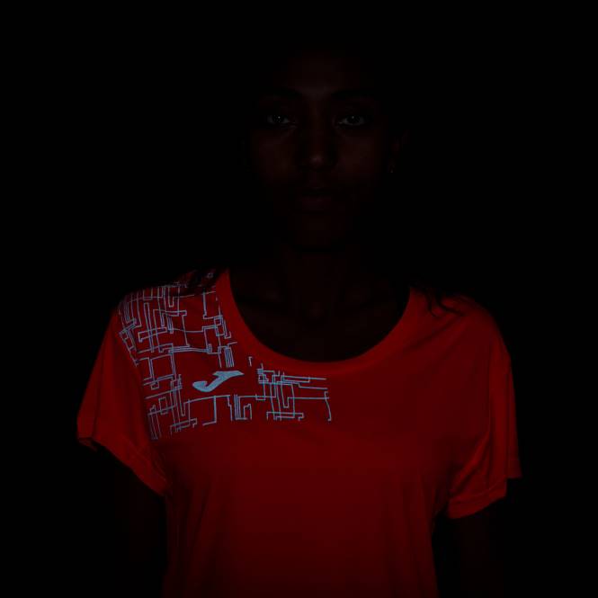 gömlek kısa kollu elit viii Joma floresan mercan kadınlar 0RJD1977