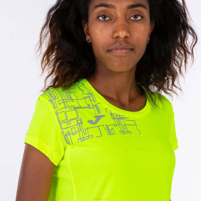 gömlek kısa kollu elit viii Joma floresan sarı kadınlar 0RJD1838