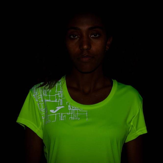 gömlek kısa kollu elit viii Joma floresan sarı kadınlar 0RJD1838