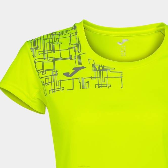 gömlek kısa kollu elit viii Joma floresan sarı kadınlar 0RJD1838