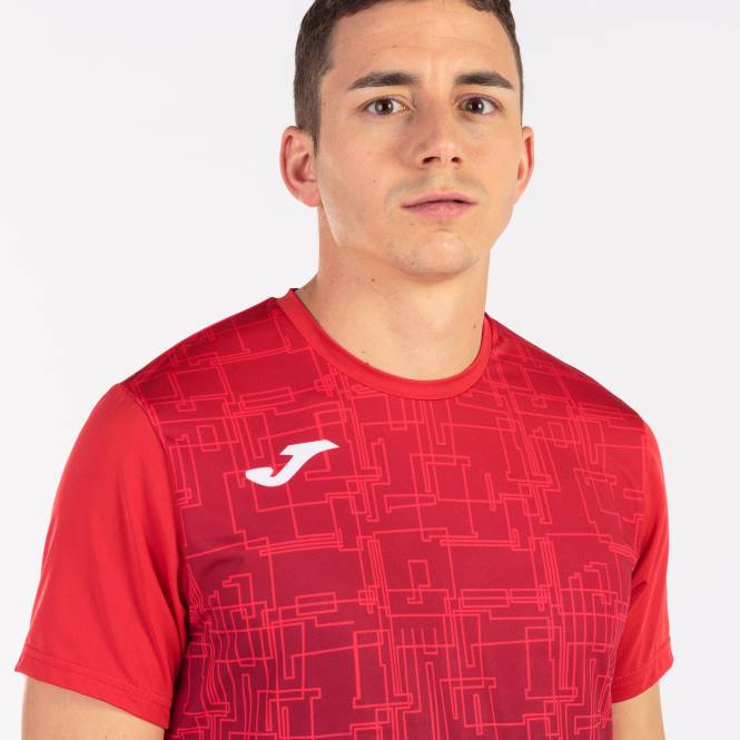 gömlek kısa kollu elit viii Joma kırmızı erkekler 0RJD1196