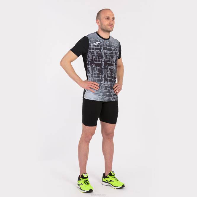 gömlek kısa kollu elit viii Joma siyah erkekler 0RJD985