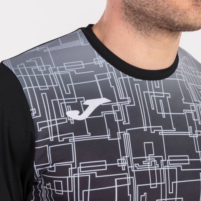 gömlek kısa kollu elit viii Joma siyah erkekler 0RJD985