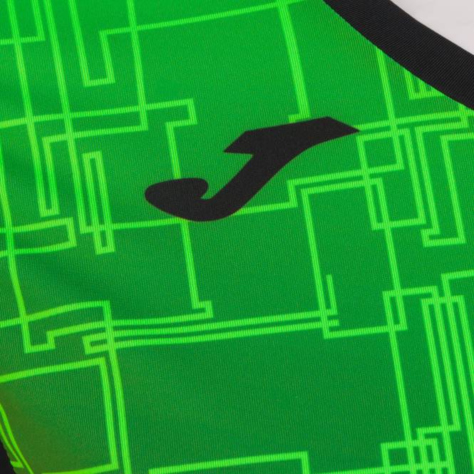 gömlek kısa kollu elit viii Joma siyah floresan yeşil kadınlar 0RJD2114