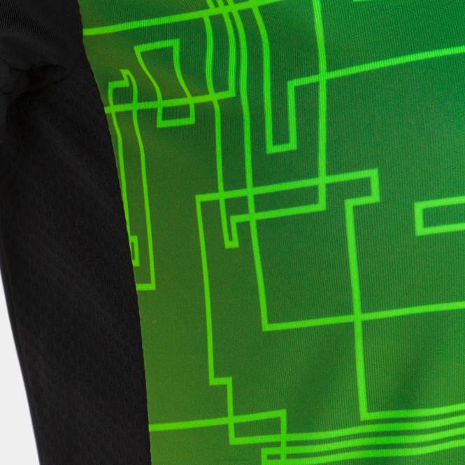 gömlek kısa kollu elit viii Joma siyah floresan yeşil kadınlar 0RJD2114