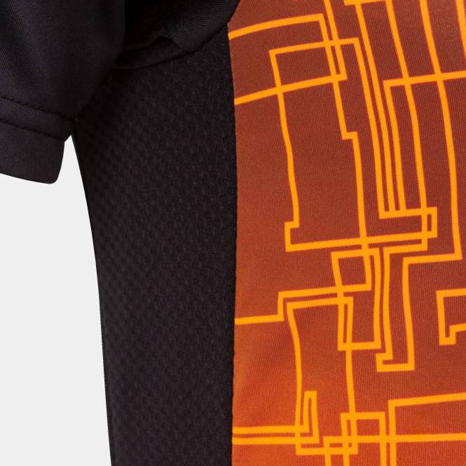 gömlek kısa kollu elit viii Joma siyah turuncu erkekler 0RJD3486