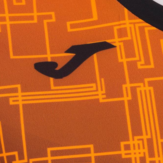 gömlek kısa kollu elit viii Joma siyah turuncu kadınlar 0RJD1893