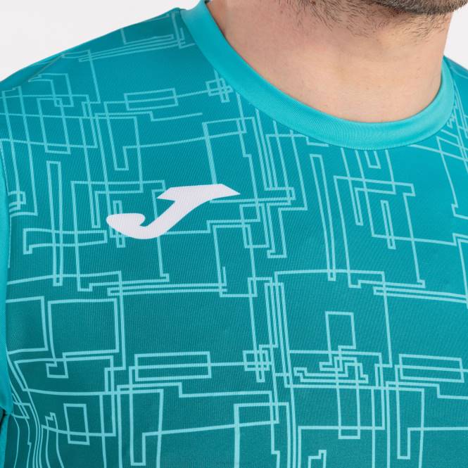 gömlek kısa kollu elit viii Joma turkuaz erkekler 0RJD449