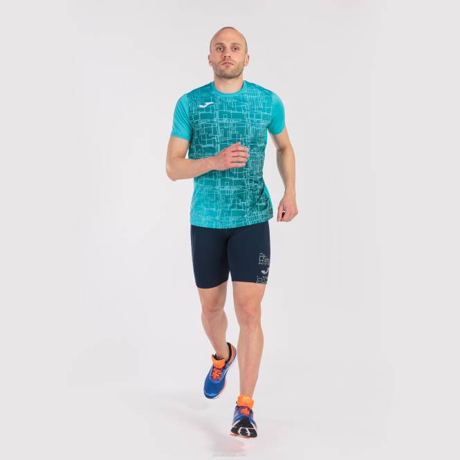 gömlek kısa kollu elit viii Joma turkuaz erkekler 0RJD449