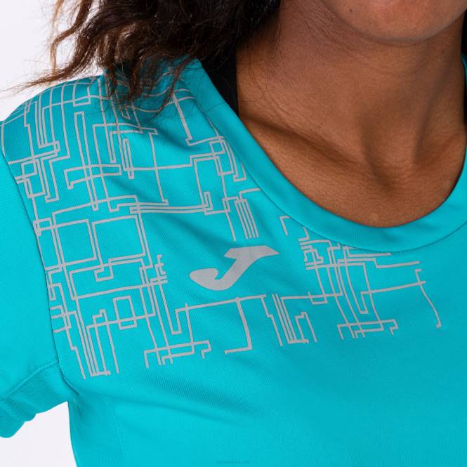 gömlek kısa kollu elit viii Joma turkuaz kadınlar 0RJD3709