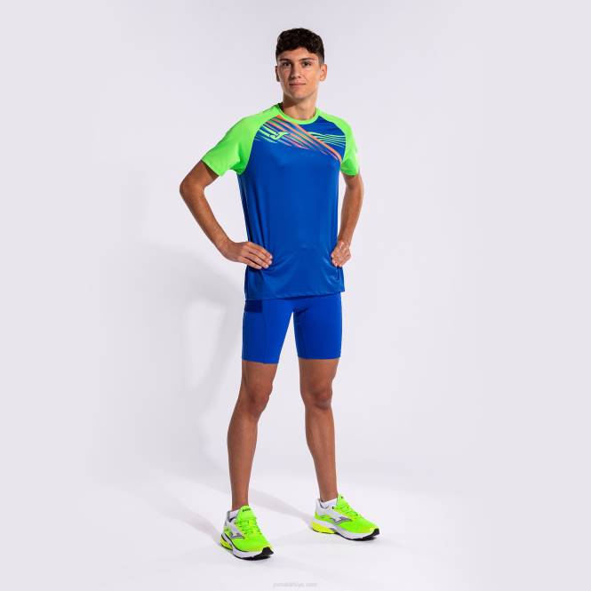 gömlek kısa kollu elit x Joma kraliyet mavisi floresan yeşili erkekler 0RJD1093
