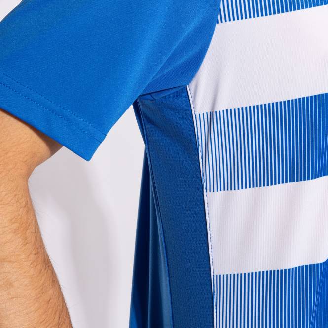 gömlek kısa kollu europa v Joma kraliyet mavisi beyaz erkekler 0RJD3180