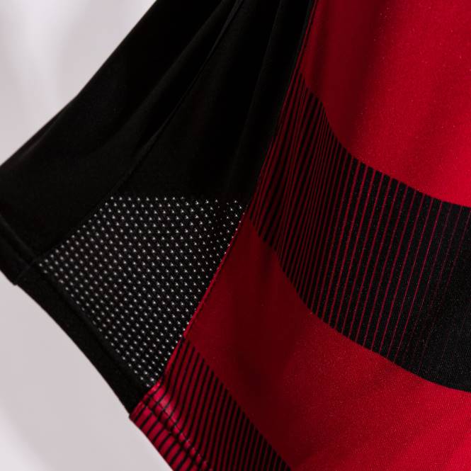 gömlek kısa kollu europa v Joma siyah kırmızı erkekler 0RJD4290