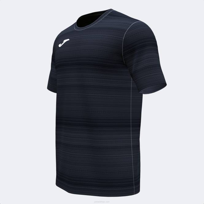 gömlek kısa kollu grafiti iii Joma siyah erkekler 0RJD4374