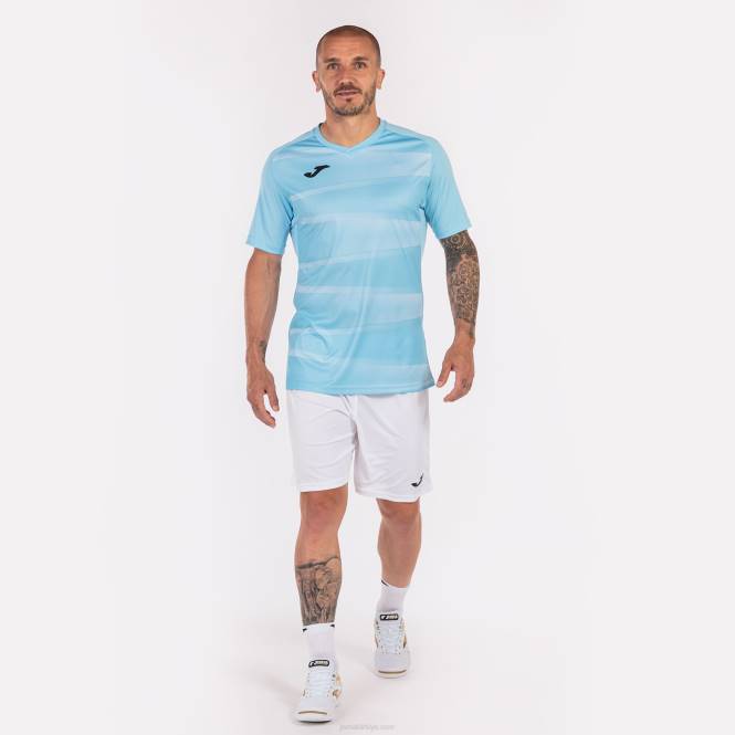 gömlek kısa kollu grafity ii Joma gökyüzü mavi erkekler 0RJD4540