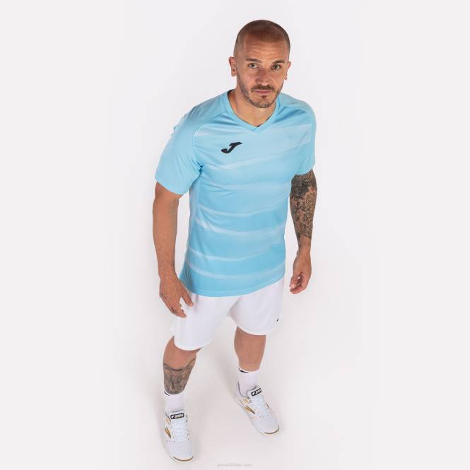 gömlek kısa kollu grafity ii Joma gökyüzü mavi erkekler 0RJD4540