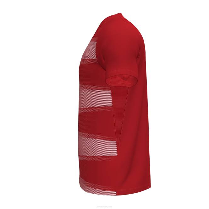 gömlek kısa kollu grafity ii Joma kırmızı erkekler 0RJD3046