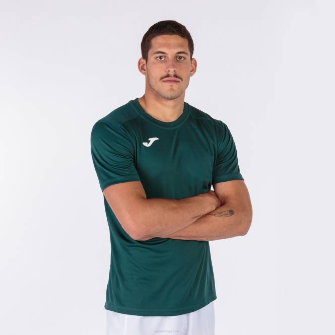 gömlek kısa kollu güçlü Joma yeşil erkekler 0RJD3410