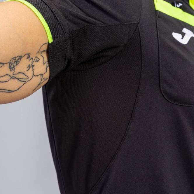 gömlek kısa kollu hakem Joma siyah erkekler 0RJD1282