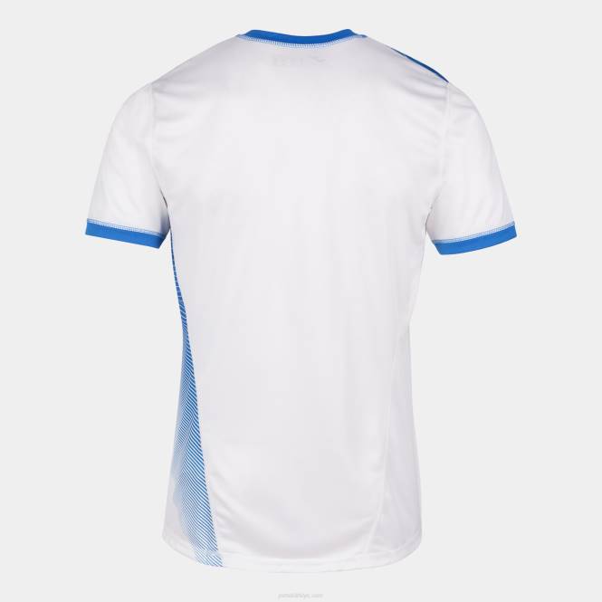 gömlek kısa kollu hispa ii Joma beyaz kraliyet mavisi erkekler 0RJD973