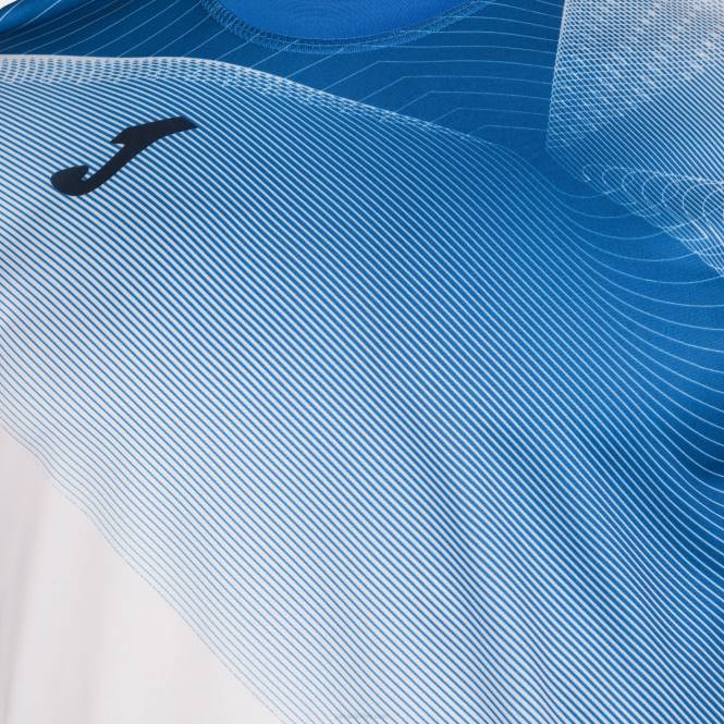 gömlek kısa kollu hispa ii Joma beyaz kraliyet mavisi erkekler 0RJD973