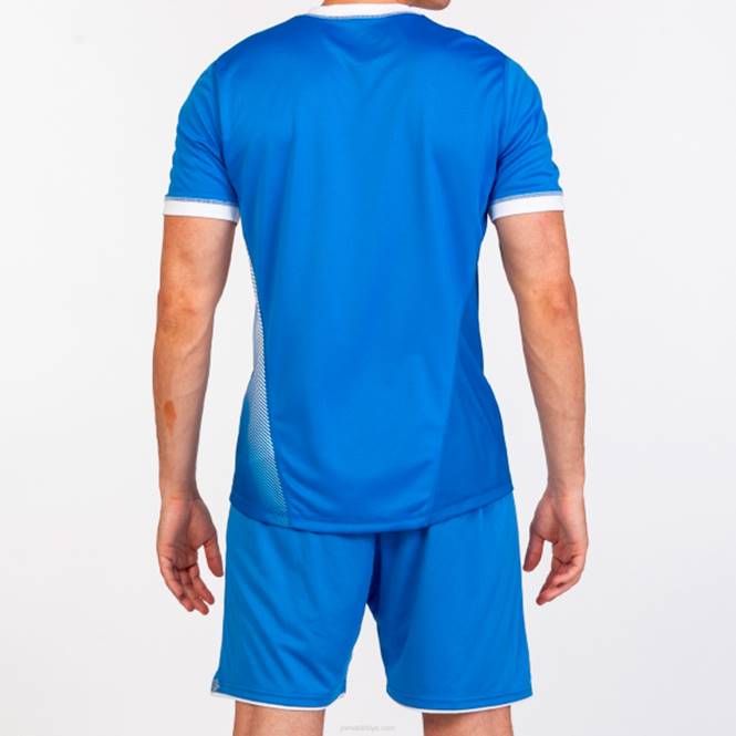 gömlek kısa kollu hispa ii Joma kraliyet mavisi beyaz erkekler 0RJD3396