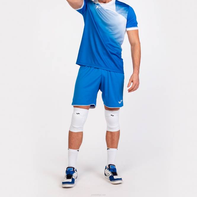 gömlek kısa kollu hispa ii Joma kraliyet mavisi beyaz erkekler 0RJD3396