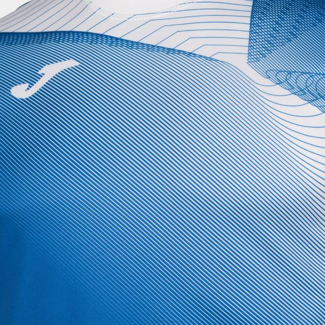 gömlek kısa kollu hispa ii Joma kraliyet mavisi beyaz erkekler 0RJD3396