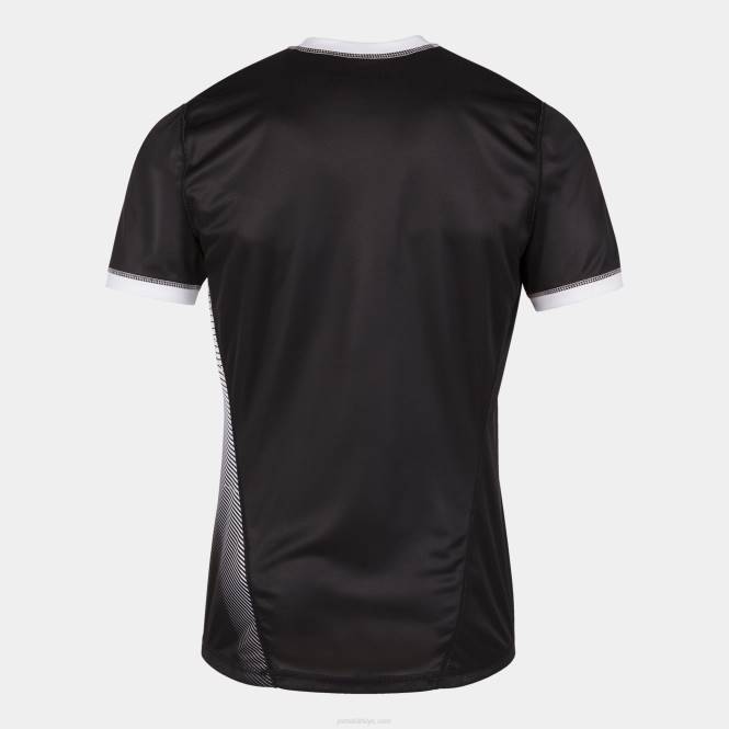 gömlek kısa kollu hispa ii Joma siyah beyaz erkekler 0RJD2944