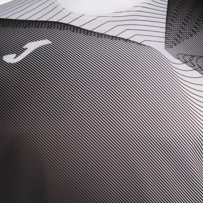 gömlek kısa kollu hispa ii Joma siyah beyaz erkekler 0RJD2944